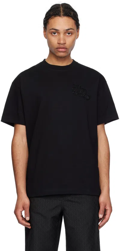 Shop Soulland Black Kai T-shirt