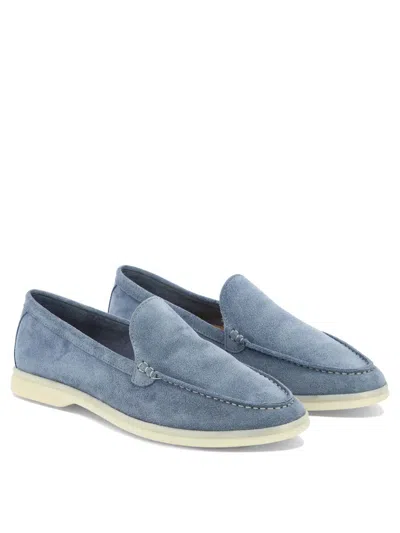 Shop Bekk "pant" Loafers In Blue