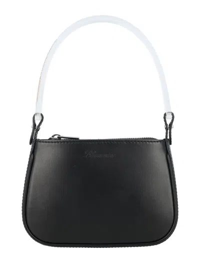 Shop Blumarine Mini Bag Pvc Handle In Black