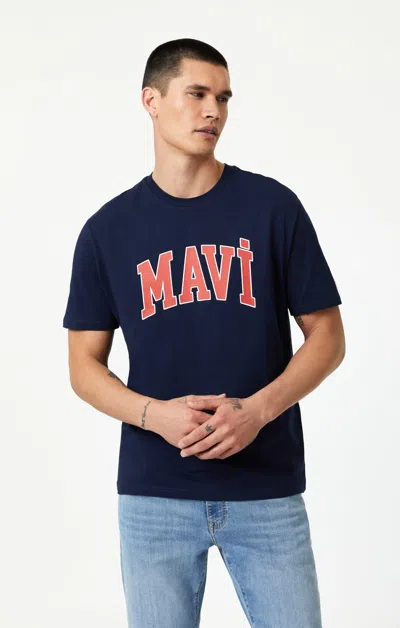Shop Mavi Logo T-shirt In Maritime Blue In Dark Blue