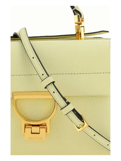 Shop Coccinelle Handbags In Lime Wash