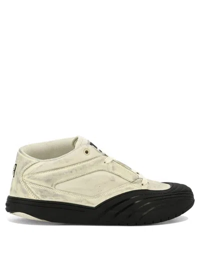 Shop Givenchy "skate" Sneakers In Beige