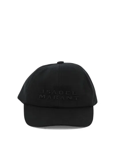 Shop Isabel Marant "tyron" Cap In Black