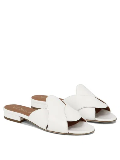 Shop Via Roma 15 "malibu" Sandals In White