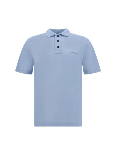 Shop Ferragamo Polo Shirt In Blue