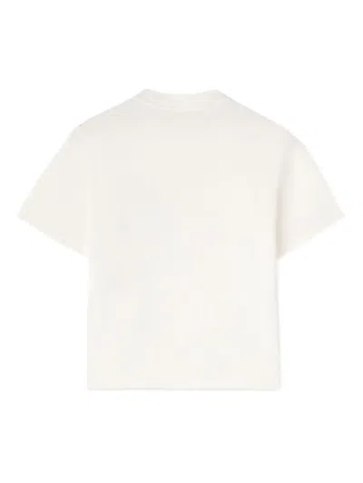 Shop Palm Angels T-shirt Slim Fit Monogram In White