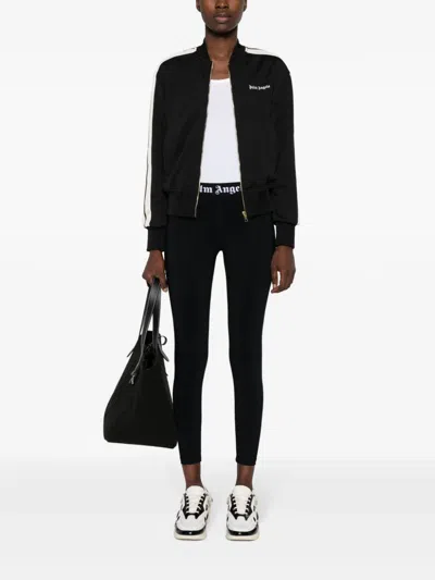 Shop Palm Angels Bomber Giacca Sportiva Con Logo In Black