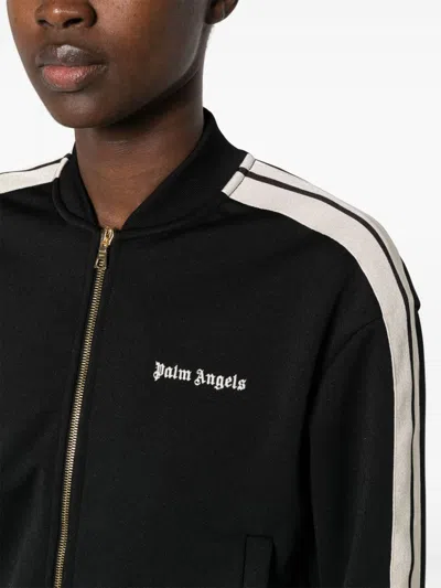 Shop Palm Angels Bomber Giacca Sportiva Con Logo In Black