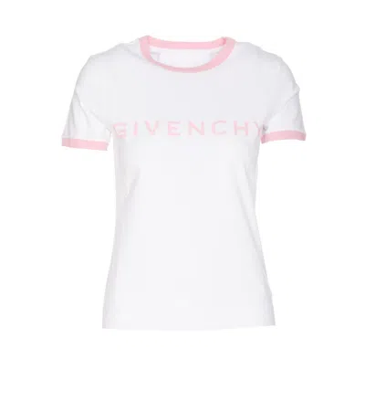 Shop Givenchy T-shirts And Polos In White