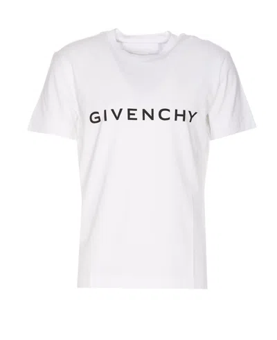 Shop Givenchy T-shirts And Polos In White