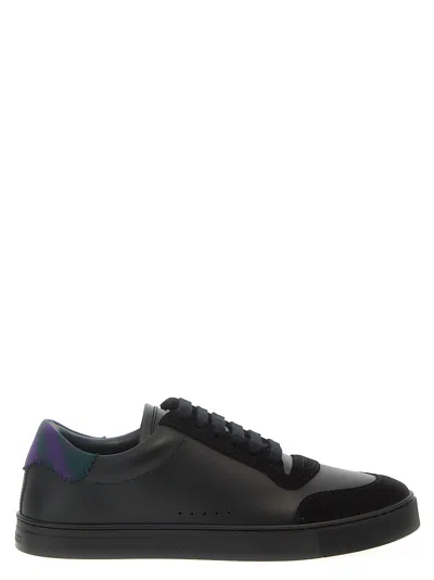 Shop Burberry Robin Sneakers In Black