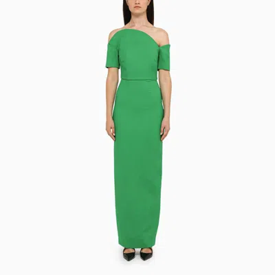 Shop Roland Mouret Dress In Green