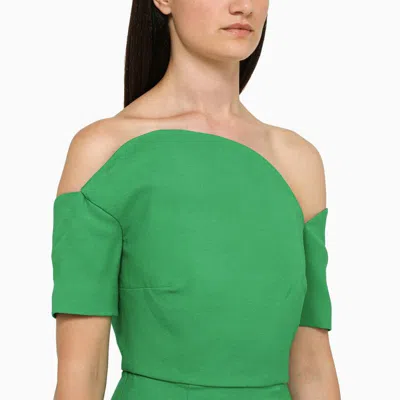 Shop Roland Mouret Dress In Green