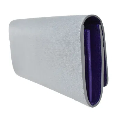 Shop Fendi Monster Purple Leather Wallet  ()