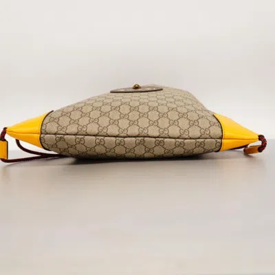 Shop Gucci Gg Supreme Brown Canvas Backpack Bag ()