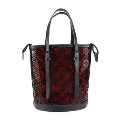 Pre-owned Louis Vuitton Bucket Black Leather Tote Bag ()