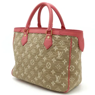 Pre-owned Louis Vuitton Sabia Beige Canvas Tote Bag ()
