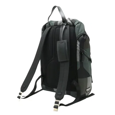 Shop Prada Re-nylon Black Synthetic Backpack Bag ()