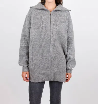 Shop Iro Alma Sweater In Dark Grey