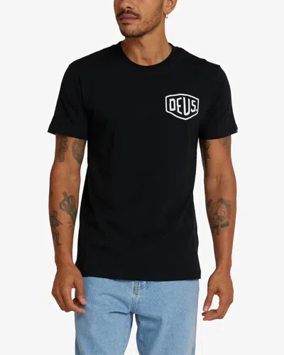 Deus Ex Machina Men's Camperdown Australia Address Tee In Black In Black