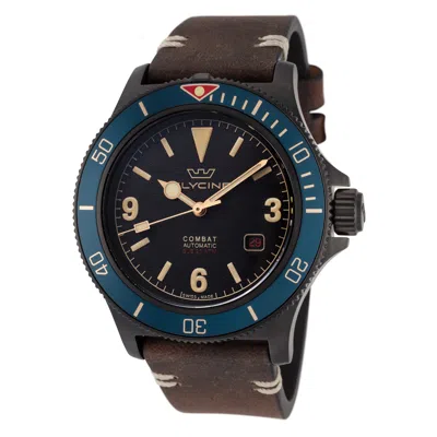 Shop Glycine Men's Combat Sub 42 Vintage 42mm Automatic Watch In Brown