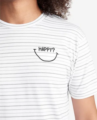 Shop Kenneth Cole Site Exclusive! Happy Jack - Happy? T-shirt In Grey