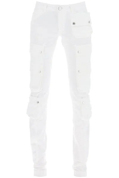 Shop Dsquared2 Trumpet Cargo Pants For In White