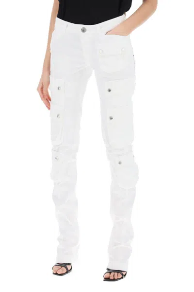 Shop Dsquared2 Trumpet Cargo Pants For In White