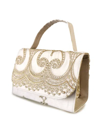 Shop Marchesa Gold Top Handle Bag