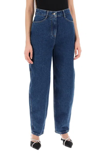 Saks Potts Helle Detachable-pouch Organic-cotton Jeans In Blue