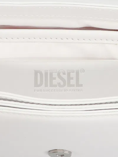 Shop Diesel 1dr Shoulder Bags Silver