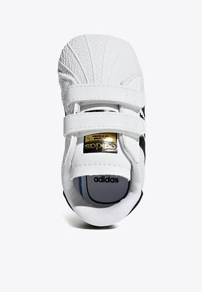 Shop Adidas Originals Babies Superstar Low-top Sneakers In White