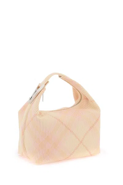 Shop Burberry Medium Peg Bag Women In Pink