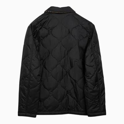 Shop Burberry Reversible Quilted Jacket Black Men