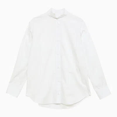 Shop Fendi White Cotton Shirt Women In Multicolor