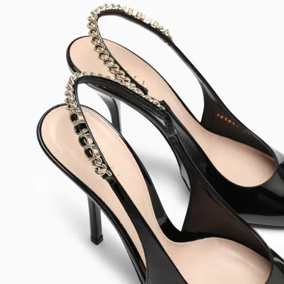 Shop Gucci Signorina Pumps In Black Patent Leather Women
