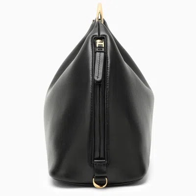 Shop Jacquemus Le Calino Medium Black Leather Bag Women