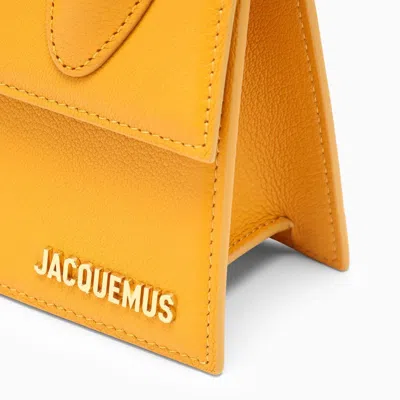 Shop Jacquemus Le Chiquito Moini Orange Leather Bag Women