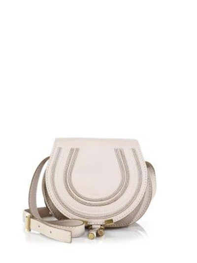Shop Chloé Marcie Small Crossbody Bag In Abstract White