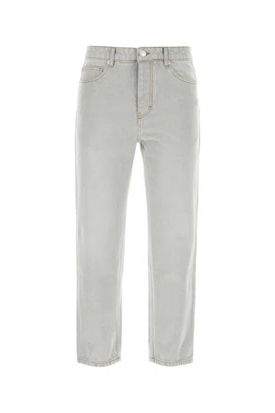 Shop Ami Alexandre Mattiussi Ami Jeans In Grey