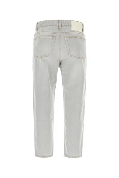 Shop Ami Alexandre Mattiussi Ami Jeans In Grey