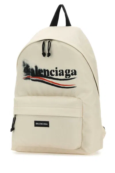 Shop Balenciaga Backpacks In White