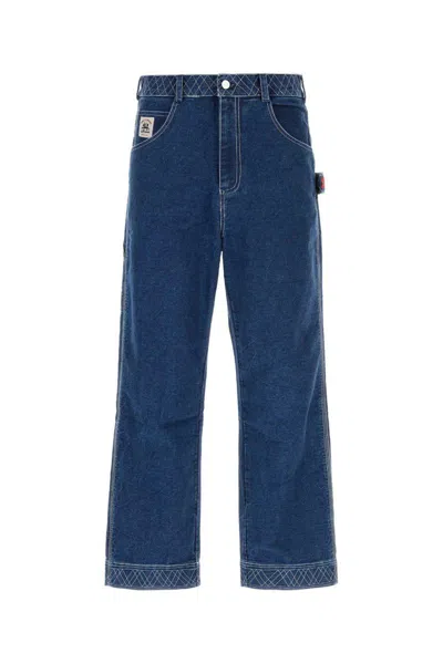 Shop Bode Pants In Blue