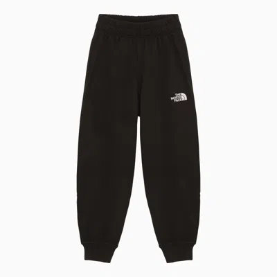 Shop The North Face Black Cotton Jogging Trousers With Logo