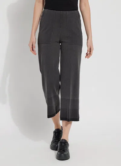 Lyssé Cropped Wide Leg Denim In Multi