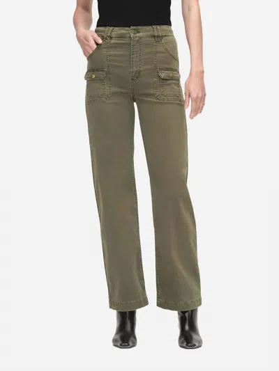 Frame Utility Pocket Pant In Washed Winter Moss In Multi