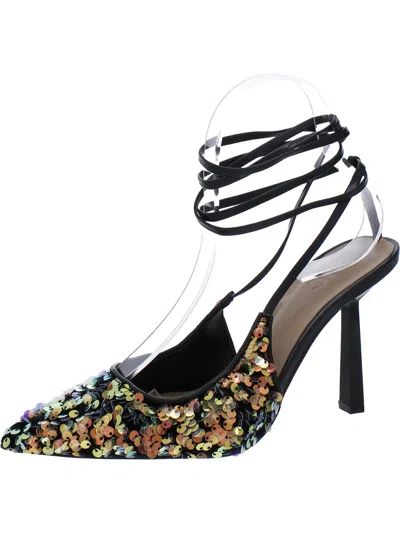 Shop Inc Womens Sequined Pointed Toe Pumps In Multi
