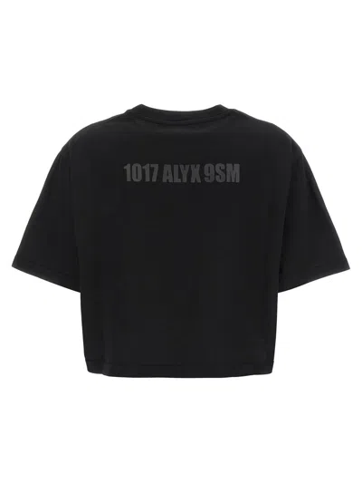 Shop Alyx 1017  9sm Logo Print T-shirt In White/black