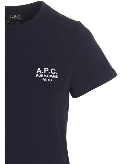 Shop Apc A.p.c. ‘denise' T-shirt In Blue