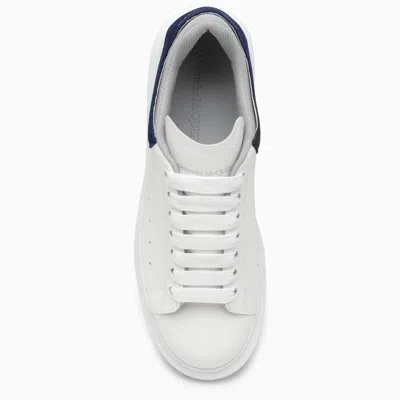 Shop Alexander Mcqueen And Blue Navy Oversized Sneakers In White